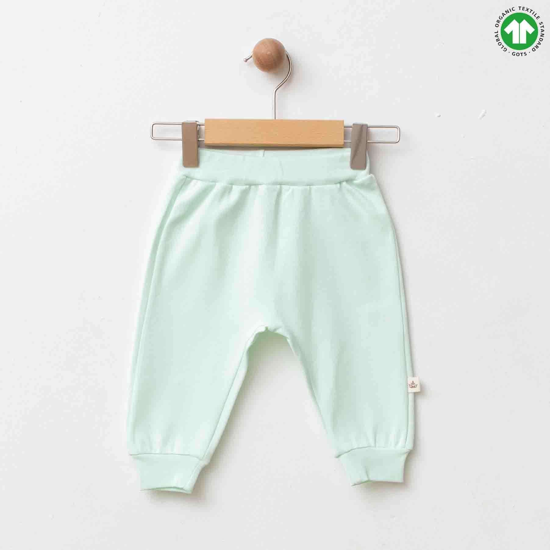 ESL2098 ORGANİK PANTOLON Mint Yeşili