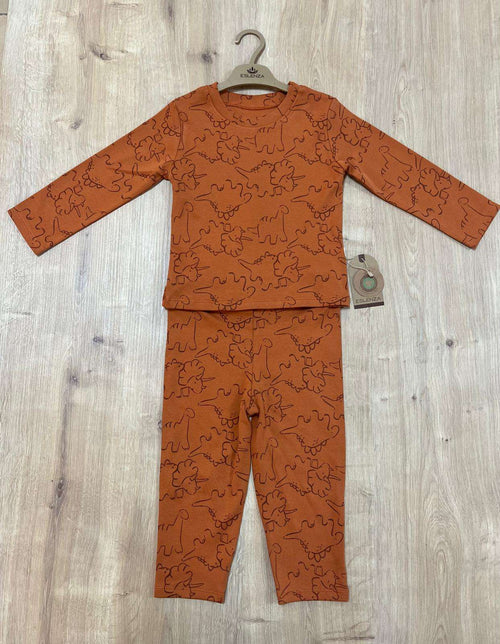 ESL-2092 DESENLİ ORGANİK PİJAMA TAKIM