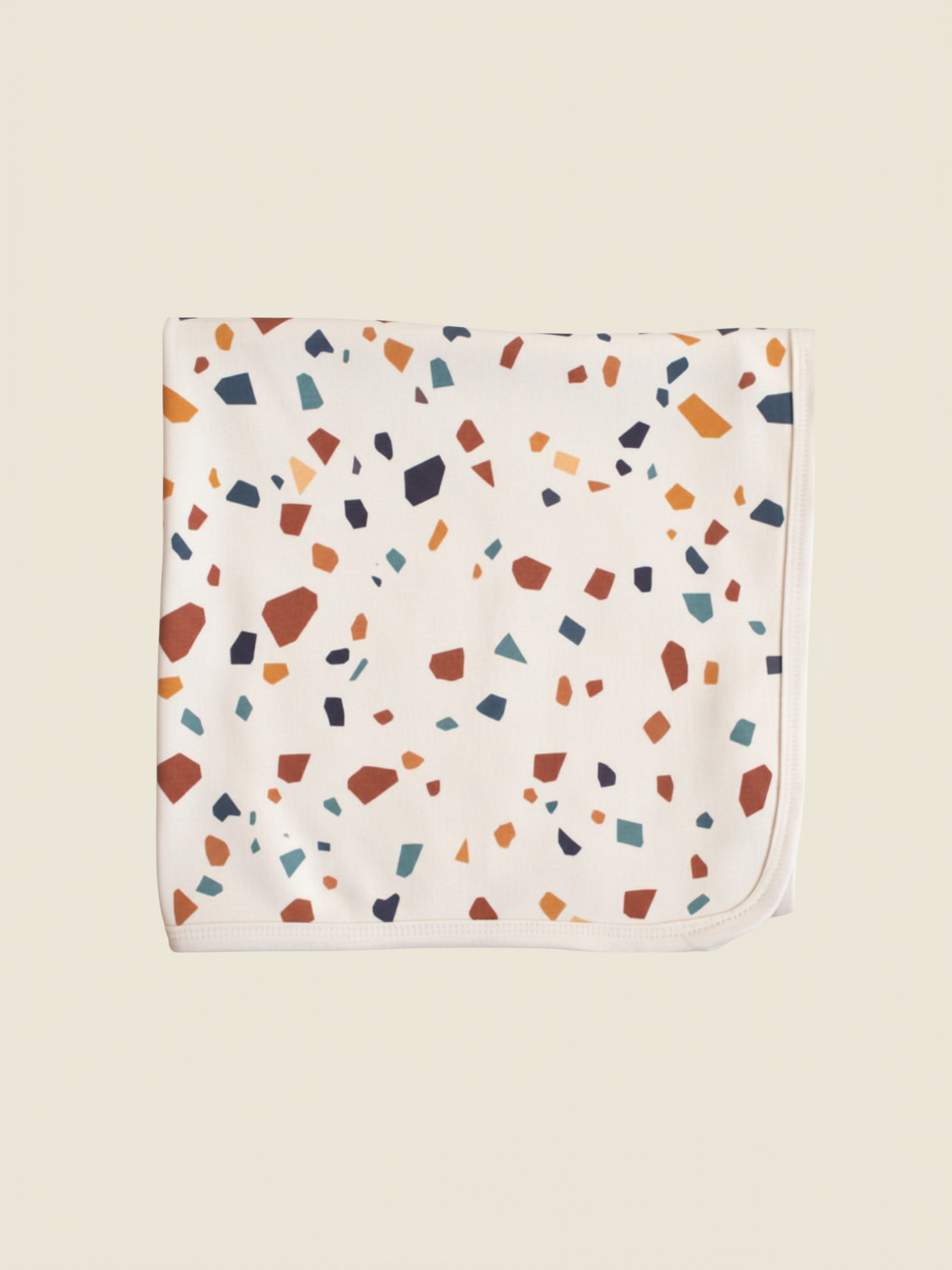 Terazzo Desenli Çift Katlı 85×75 Cm Battaniye